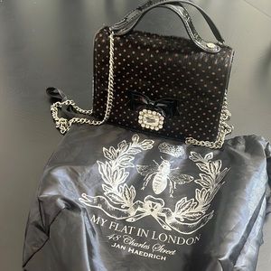 My Flat in London evening bag with duster